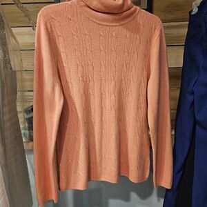 Van Heusen Peach Cowl Neck Sweater